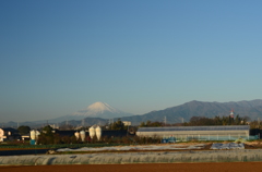 青空と富士山