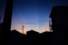 夕暮れの空