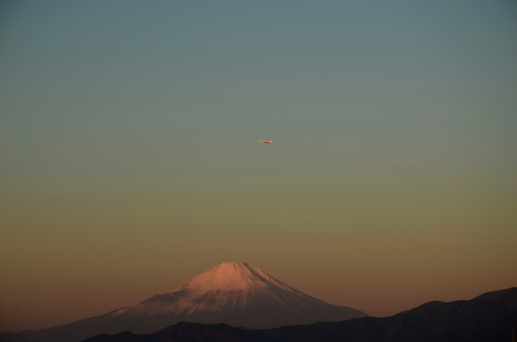 昨日の富士山
