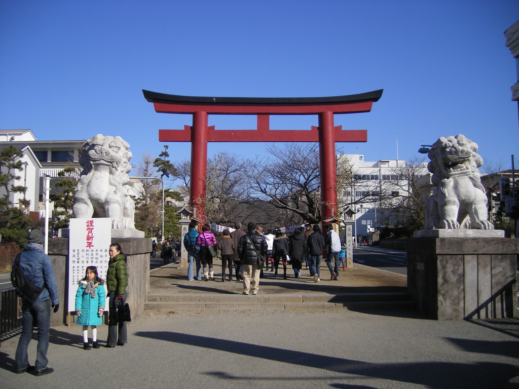 鎌倉鶴岡八幡宮初詣