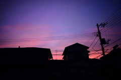 夕暮れ