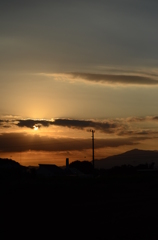 和泉町の夕暮れ