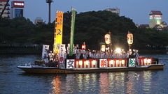 天神祭り　船渡御