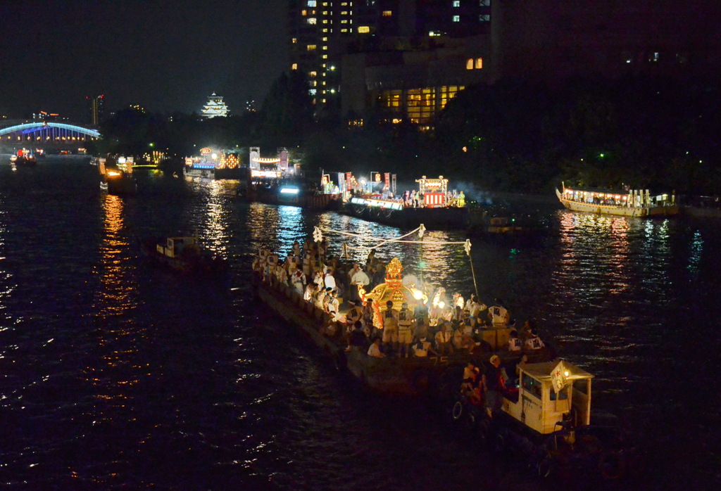 天神祭り　船渡御