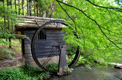 日本の原風景　水車