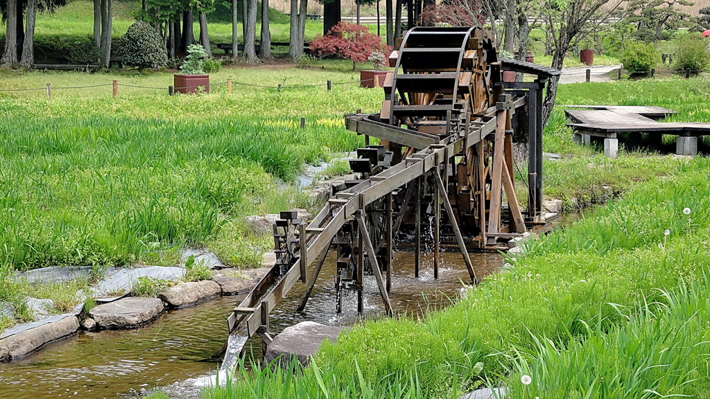 日本の原風景　水車