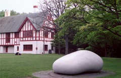知事公館☔彫刻石