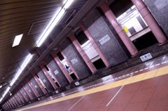 電車待ち。