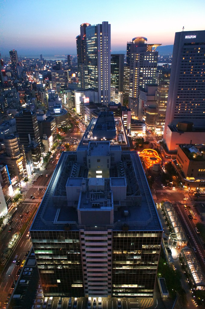 大阪駅前ビルから