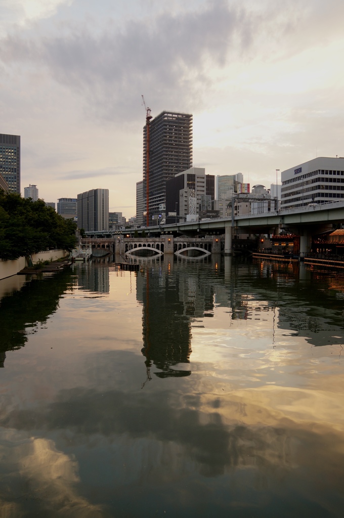 水晶橋で迎えた黄昏