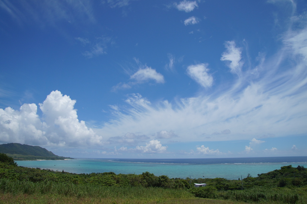 石垣島の夏空