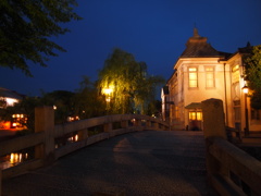 夜の倉敷の３