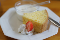 ランチのデザートに