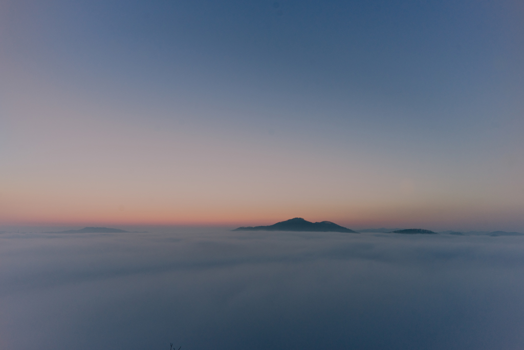鎌倉山からの雲海-3