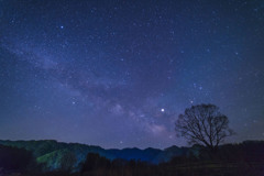 開田高原での天の川