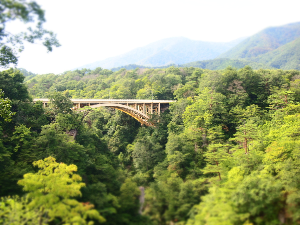 夏の鳴子峡