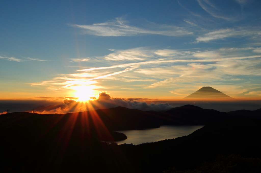 富士三昧47 大観山から富士と芦ノ湖