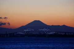 ＴＤＲの富士山＆ゲートブリッジ5