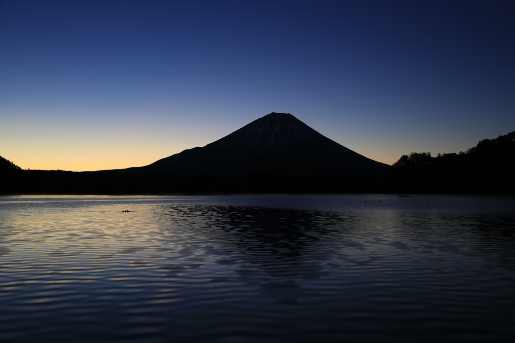 富士三昧195 精進湖のマジックアワー