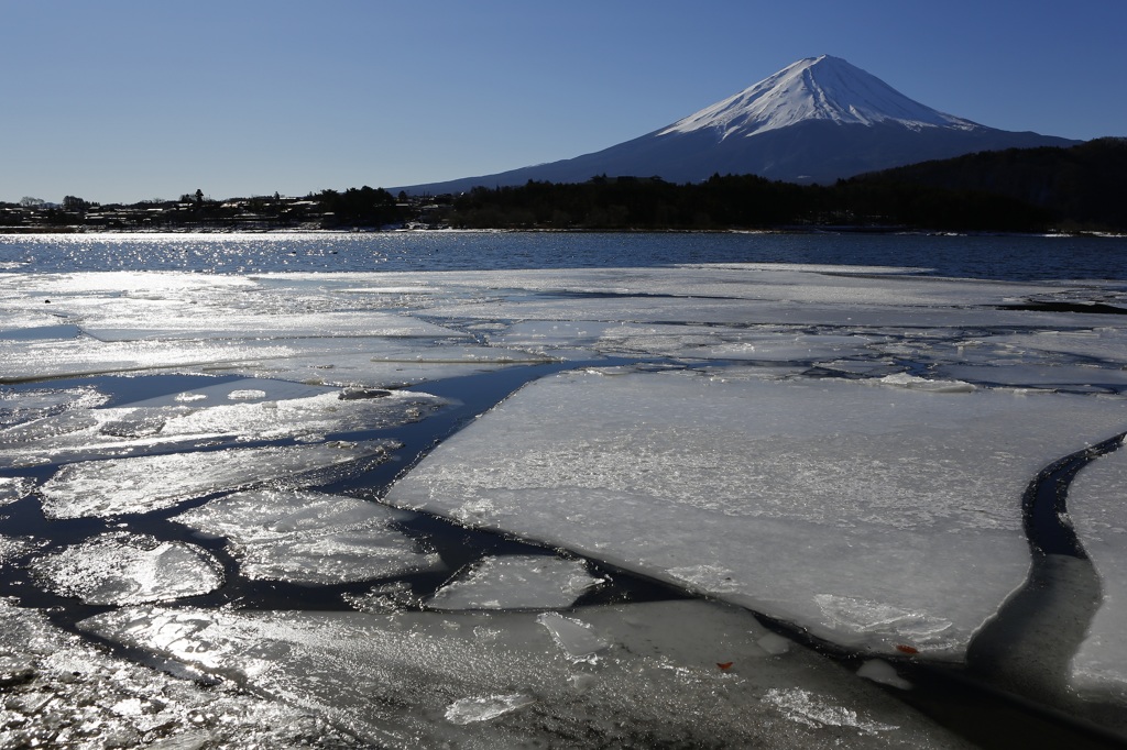 河口湖の流氷　ギャラリー追加1