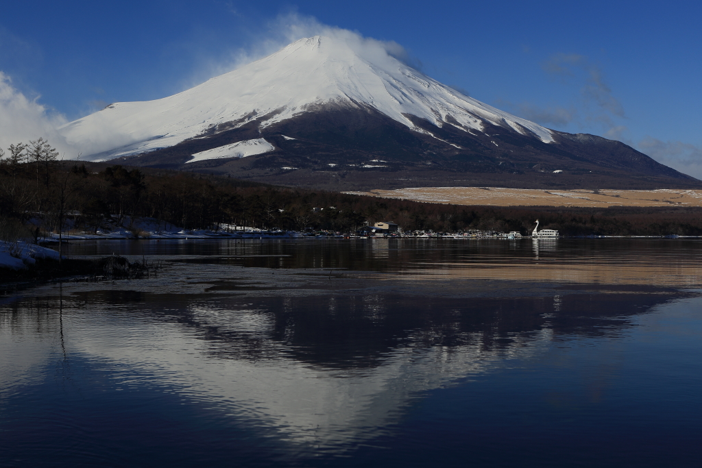 富士三昧171 　山中湖逆さ富士