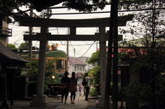江ノ電とお宮