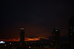 夕暮れ