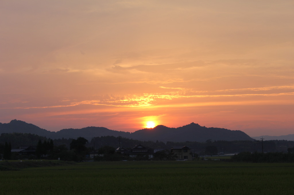 沈みゆく太陽