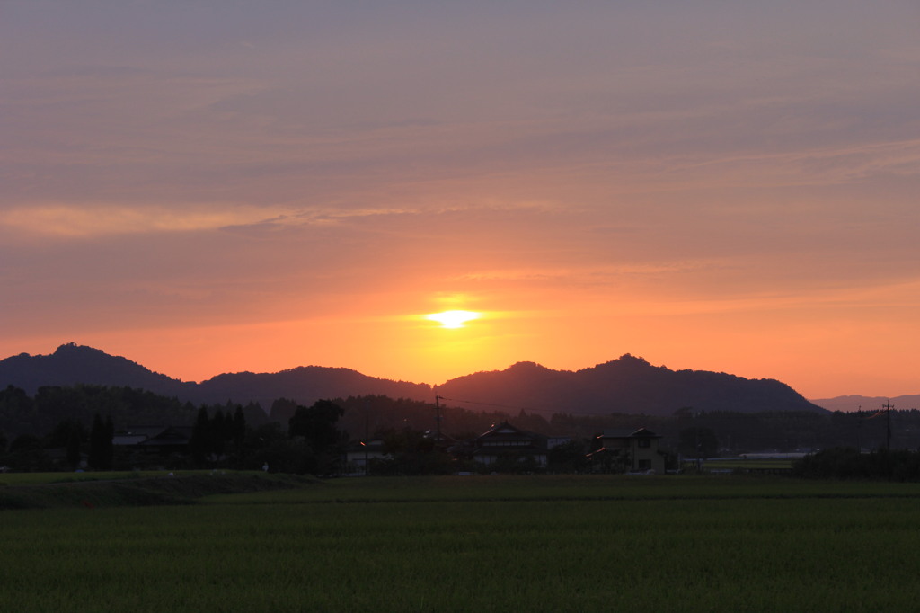 沈みゆく太陽