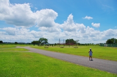 夏空と
