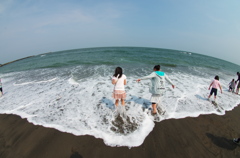 久し振りの海！（大洗海岸）