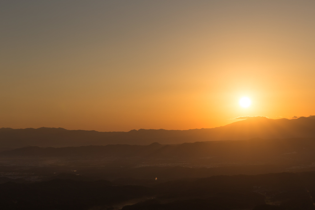 夕日