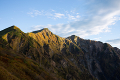 鹿島槍の朝