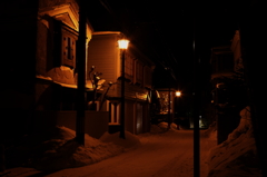 Snowy Alley