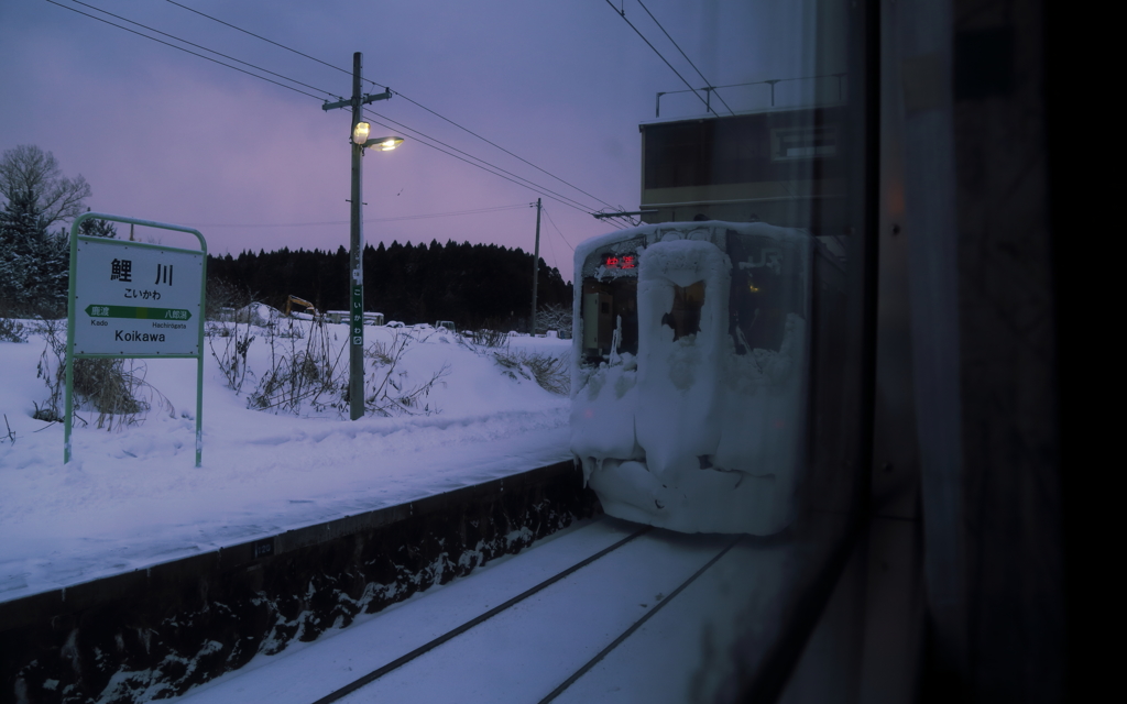 信号停車鯉川駅