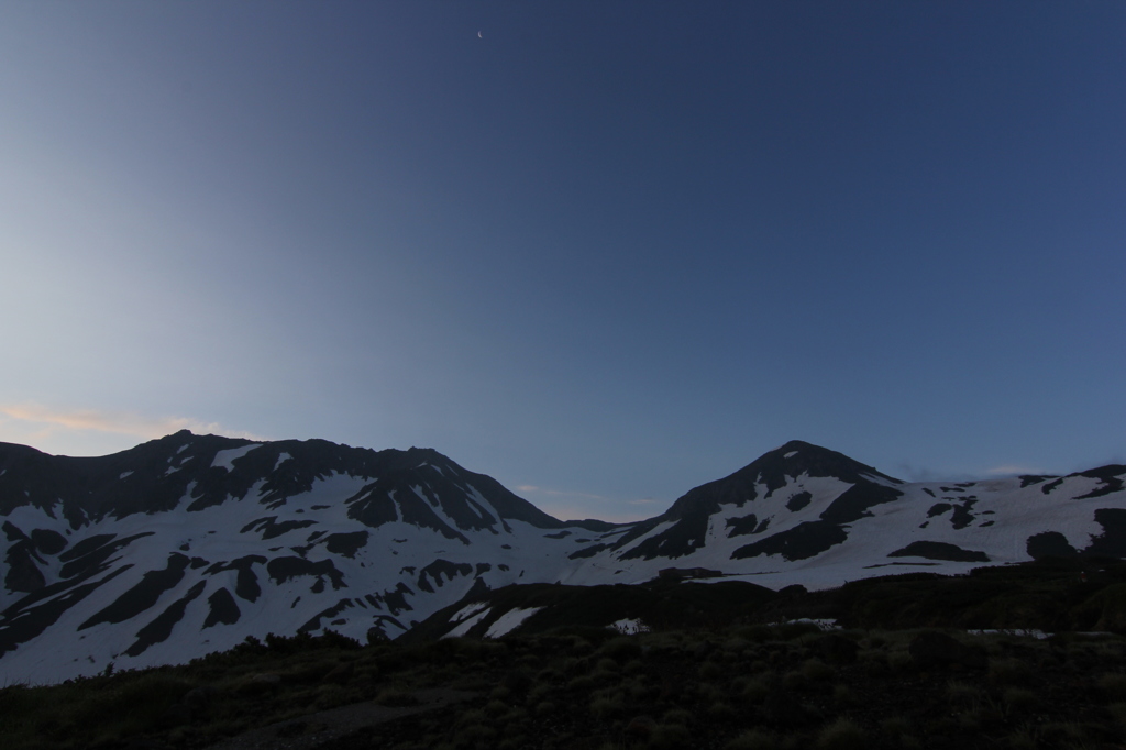 立山の夜明け　4