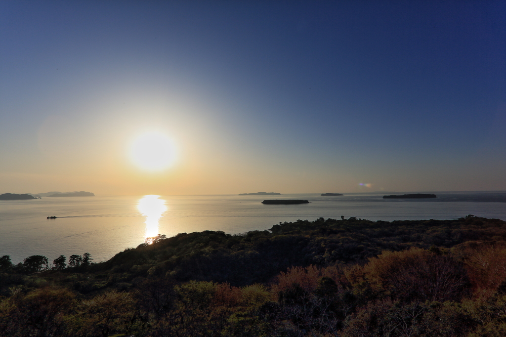 夕日