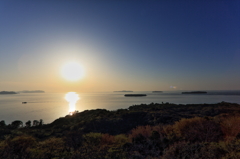 夕日