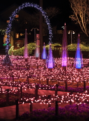 芝桜のアーチ