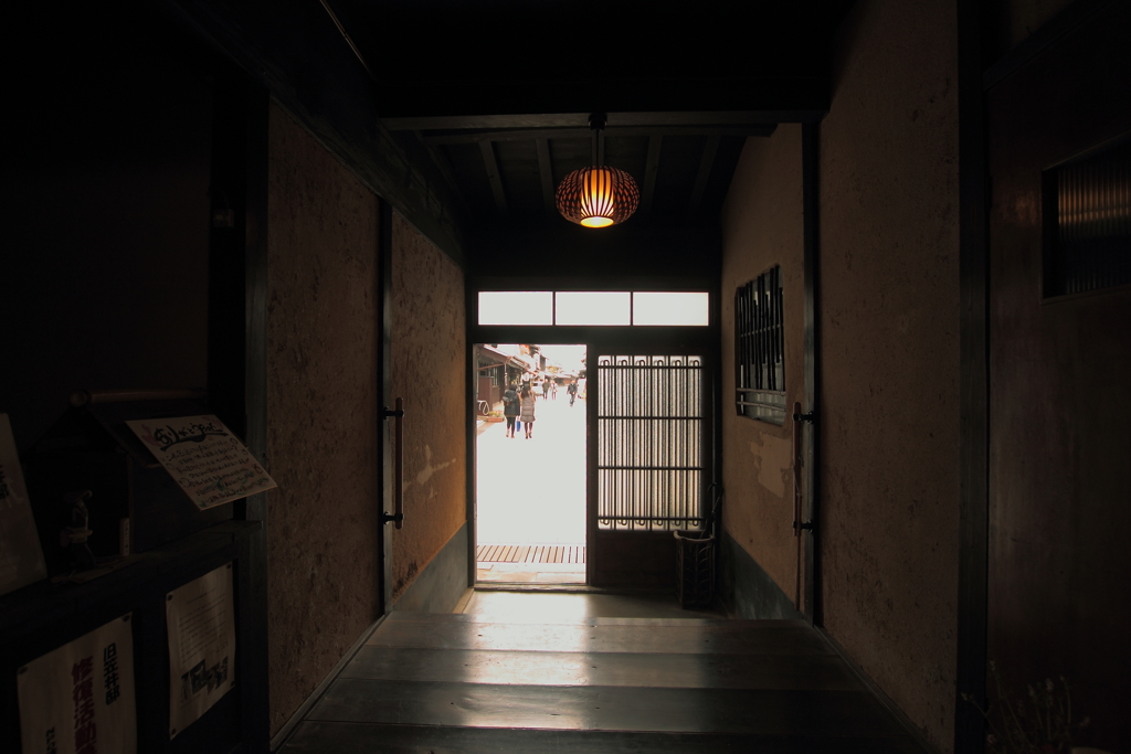 笠井邸から