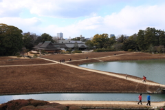 芝焼きの風景
