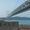 下津井田土浦公園から見た瀬戸大橋