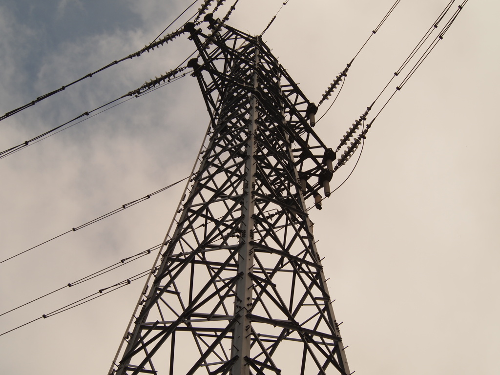 a steel tower