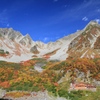 北アルプス　涸沢　紅葉