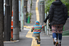 ママとパパとお出掛け