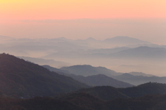 蛇円山から見る夜明け