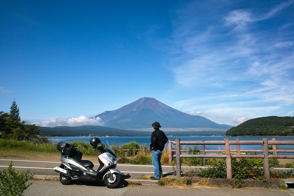 夏の山中湖