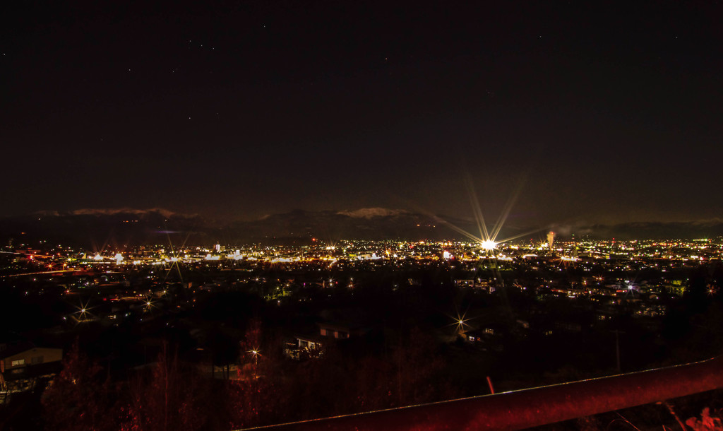 福島市の夜景