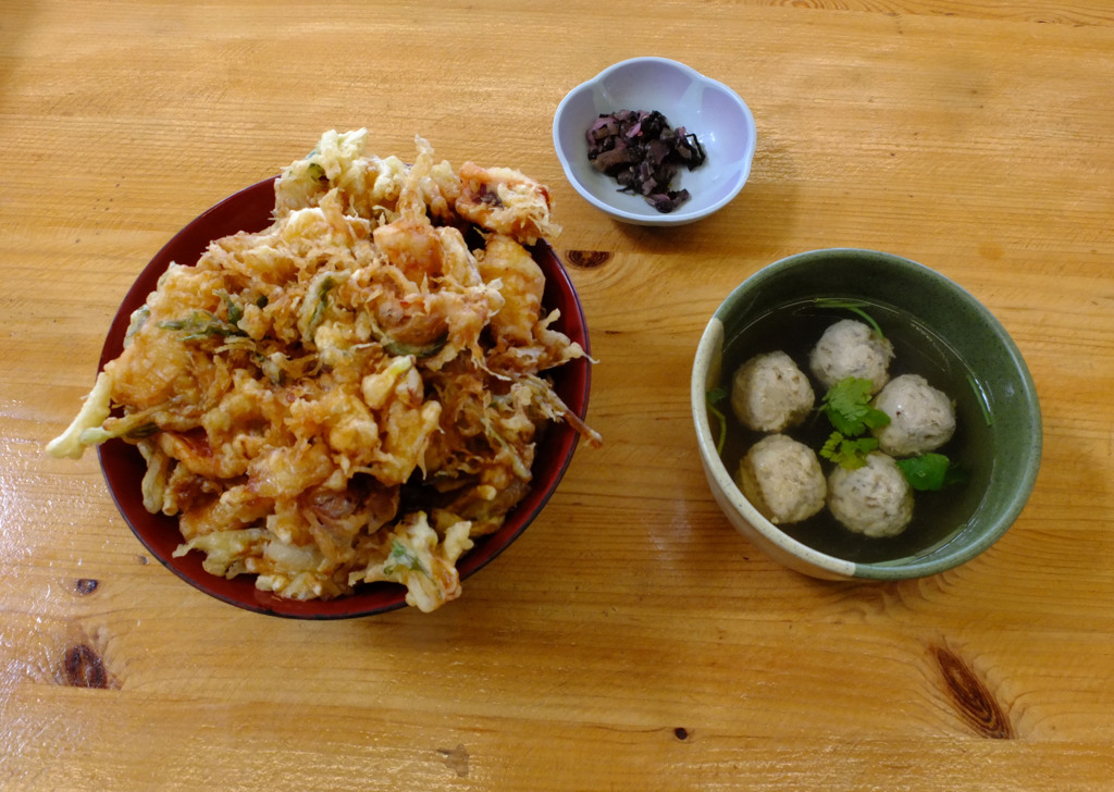 イカかき揚げ丼