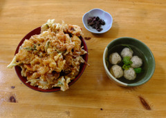 イカかき揚げ丼